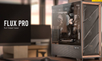 Antec FLUX PRO E-ATX Premium Walnut Case Black