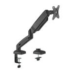 Brateck Economy Single Screen Spring Monitor Arm Matte Black LDT13-C012E