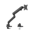 Brateck Single Screen Heavy Duty Spring Monitor Arm Black LDT84-C012-B