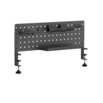 Brateck Clamp-on Desk Pegboard Organizer Black GMPB-05-02-B