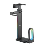 Mbeat activiva RGB Ultrawide Adjustable Wall/Under-Desk PC Mount Black ACA-MNT-RGB01K