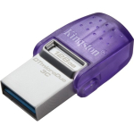 Kingston 128GB DT MicroDuo 3C USB 3.2 Flash Drive Purple