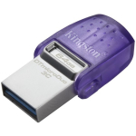 Kingston 64GB DT MicroDuo 3C USB 3.2 Flash Drive Purple