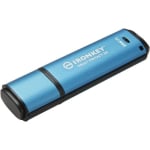 Kingston 256GB IronKey Vault Privacy 50 USB Flash Drive Blue