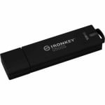 Kingston 128GB IronKey D500S FIPS 140-3 USB Drive Black