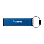 Kingston 256GB IronKey Keypad 200 USB Flash Drive Blue