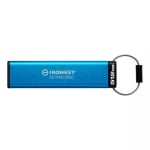 Kingston 512GB IronKey Keypad 200 USB-C Flash Drive Blue