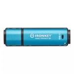 Kingston 512GB IronKey Vault Privacy 50 USB Drive Blue