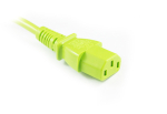 Generic 0.5m Green Iec C13 To C14 Power Cable