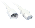 Generic 0.5m Iec C13 To C14 Power Cable White