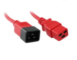 Generic 0.5m Iec C20-c19 Power Cable In Red