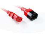 Generic 0.5m Red Iec C13 To C14 Power Cable