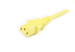 Generic 0.5m Yellow Iec C13 To C14 Power Cable