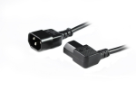 Generic 1m Iec C14 To Right Angle Iec C13 Power Cable