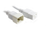 Generic 1m Iec C20-c19 Power Cable In White