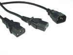 Generic 2.1m Iec C14 To 2 X Iec C13 Cable