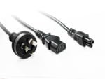 Generic 2m Wall To C13 And C5 Power Y Cable